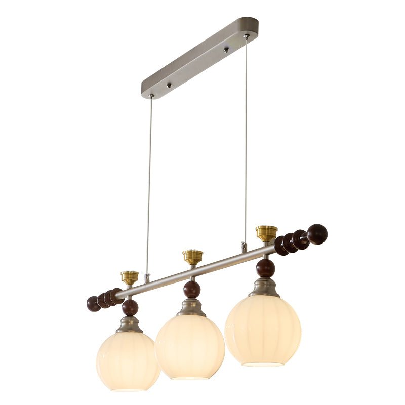 Suspension Estuaire en bois et verre – vue 30