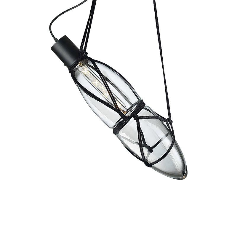 Suspension Cabourg en verre et métal – vue 14