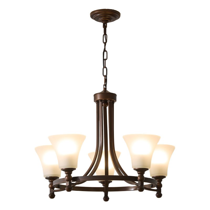 Lustre Rossignol en verre et métal – vue 22
