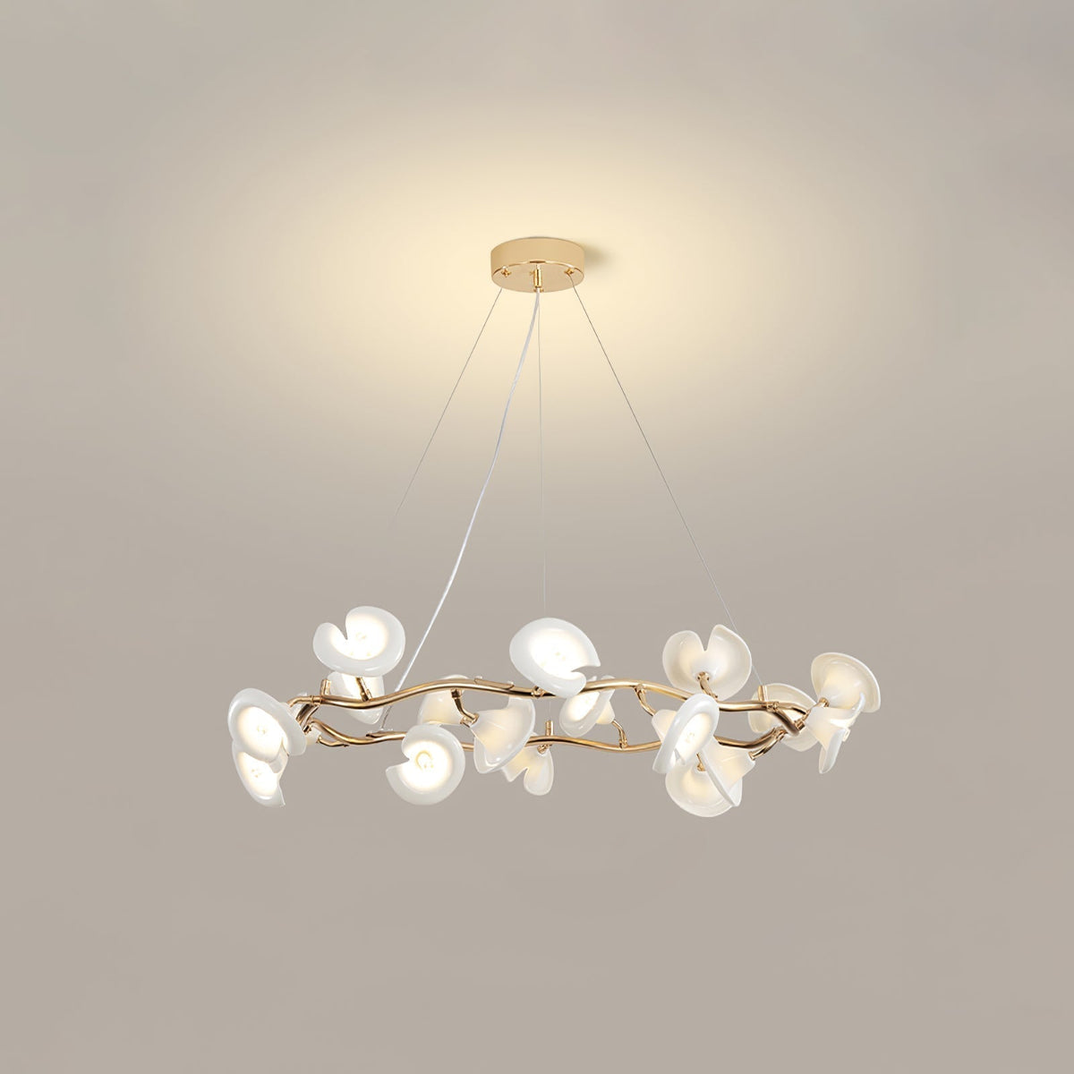 Lustre Escale en céramique et fer – vue 7