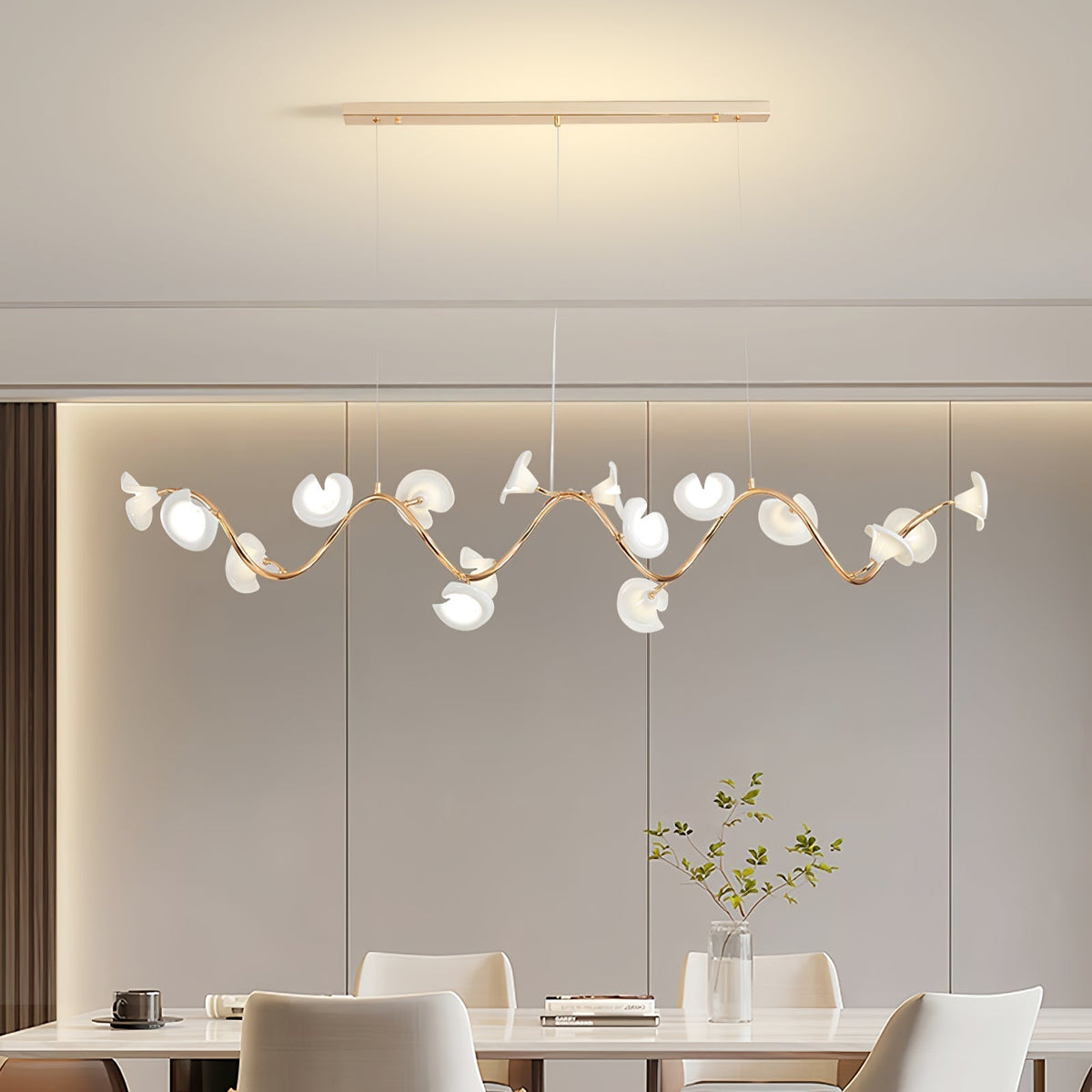 Lustre Escale en céramique et fer – vue 19