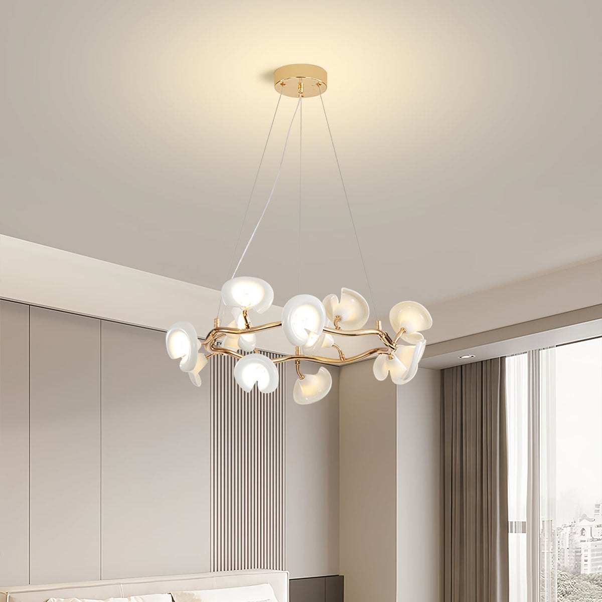 Lustre Escale en céramique et fer – vue 17