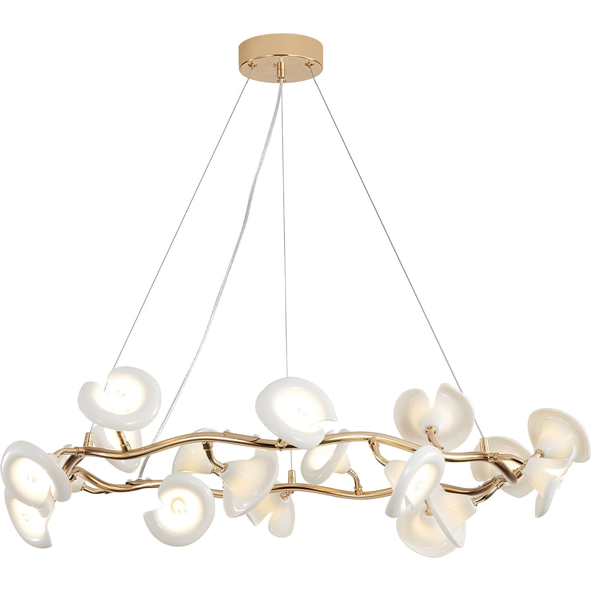 Lustre Escale en céramique et fer – vue 8