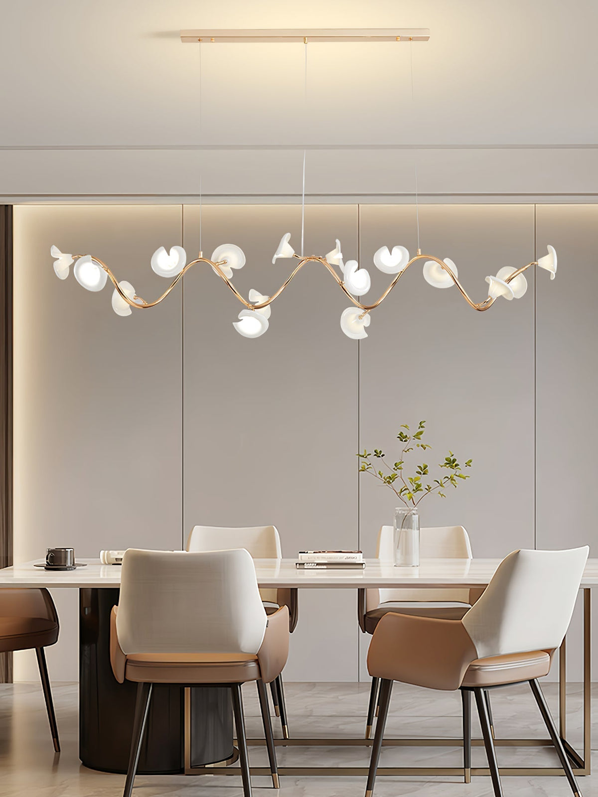 Lustre Escale en céramique et fer – vue 28