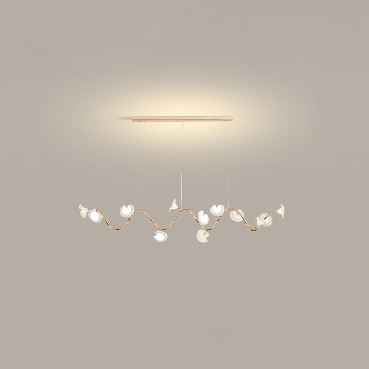 Lustre Escale en céramique et fer – vue 5
