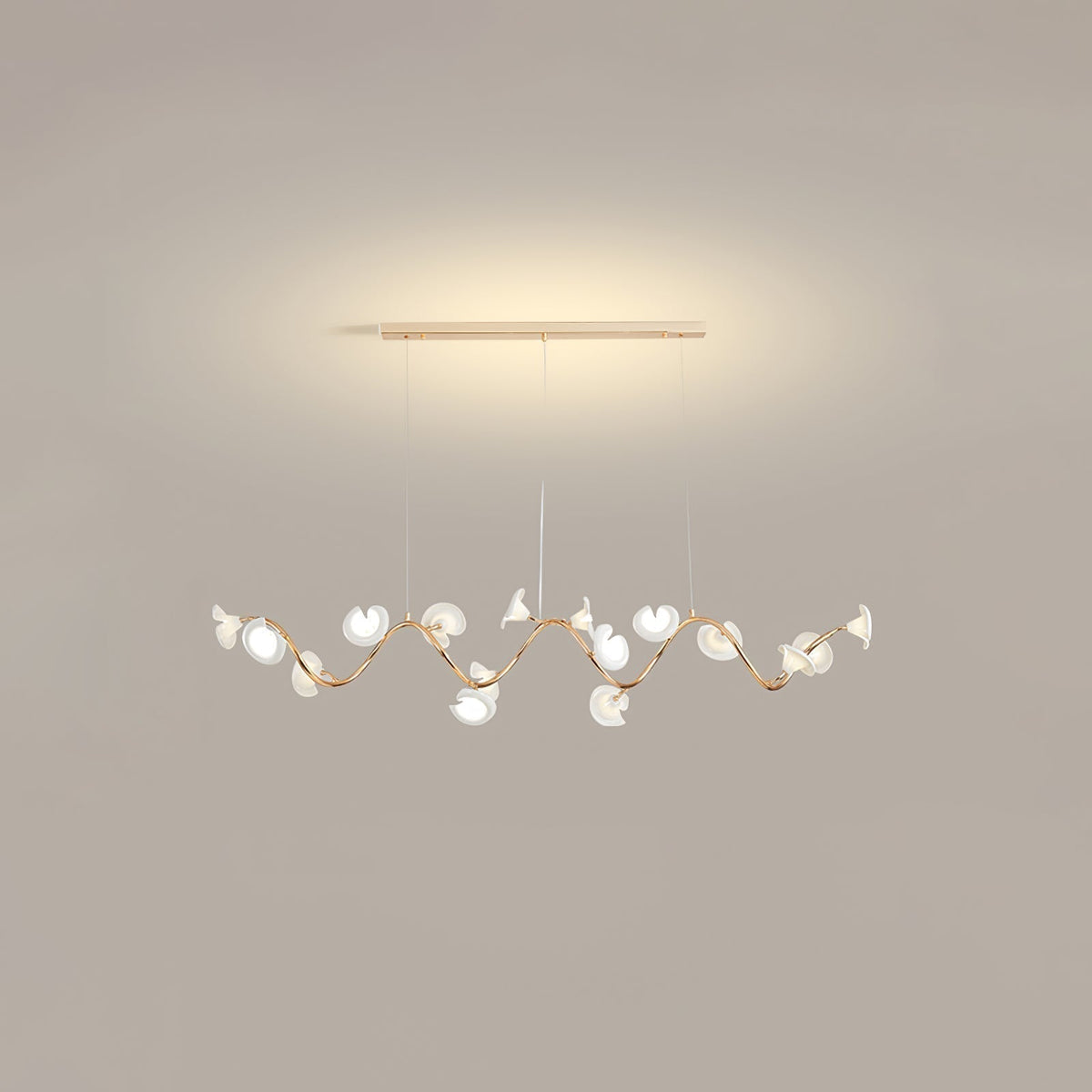 Lustre Escale en céramique et fer – vue 6