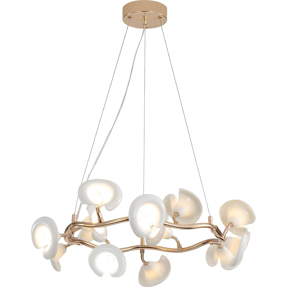 Lustre Escale en céramique et fer – vue 9