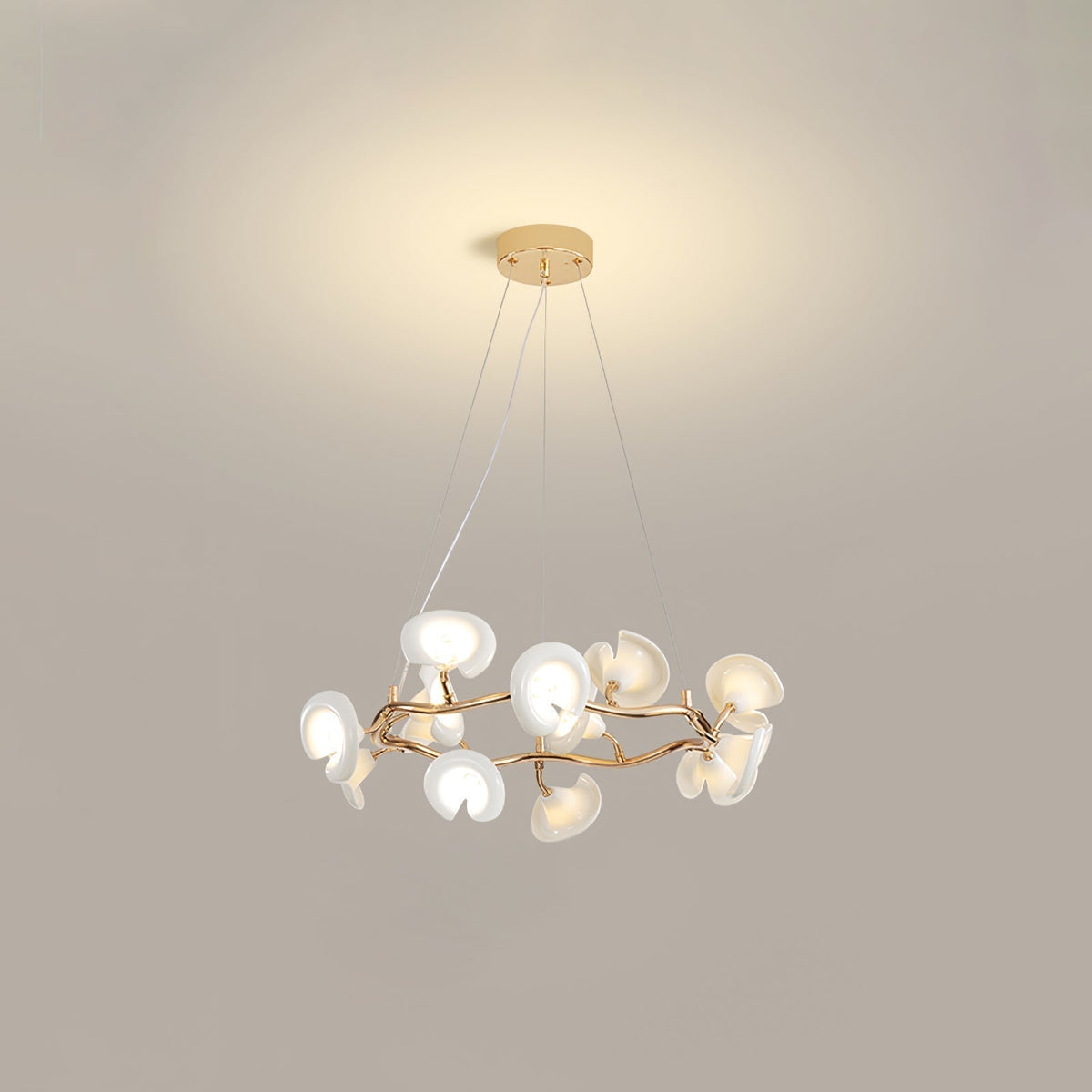 Lustre Escale en céramique et fer – vue 22