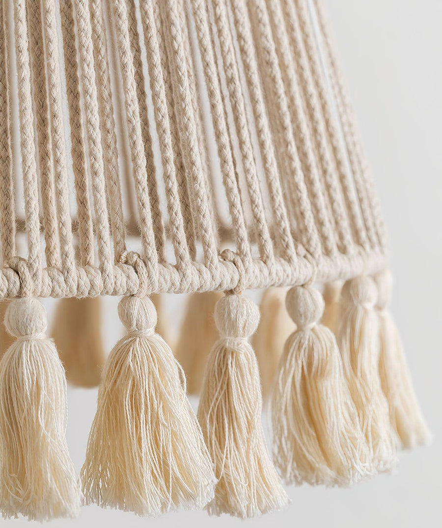 Suspension Magnolia en jute – vue 2