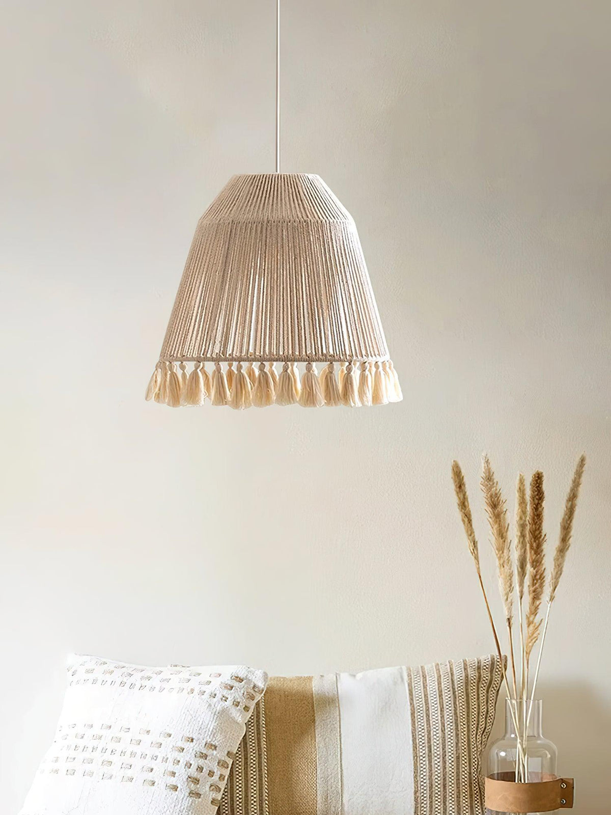 Suspension Magnolia en jute – vue 15