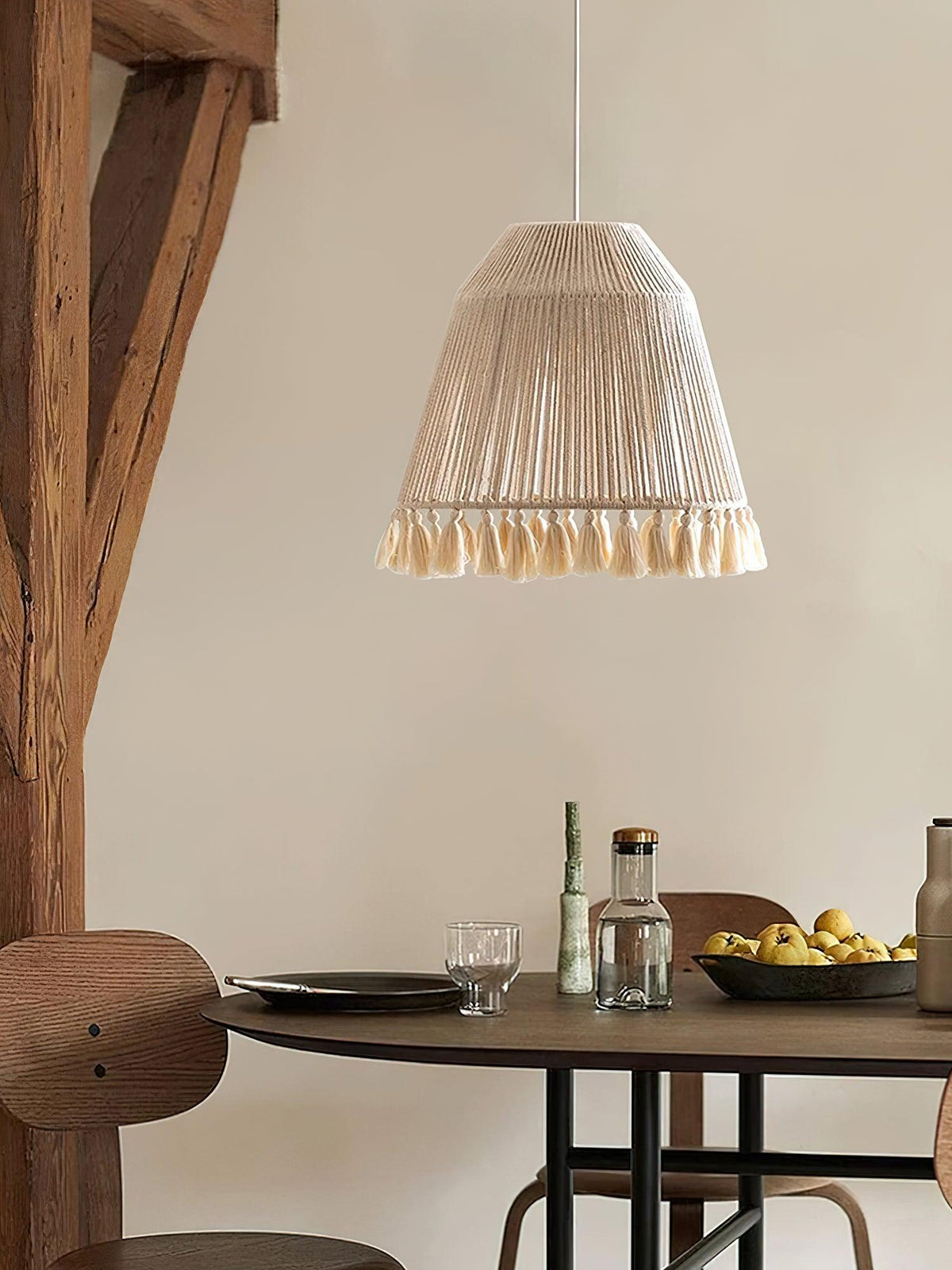 Suspension Magnolia en jute – vue 12