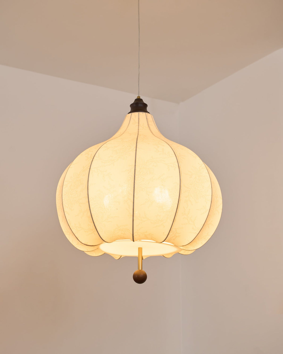 Suspension Azurine en bois et tissu – vue 15