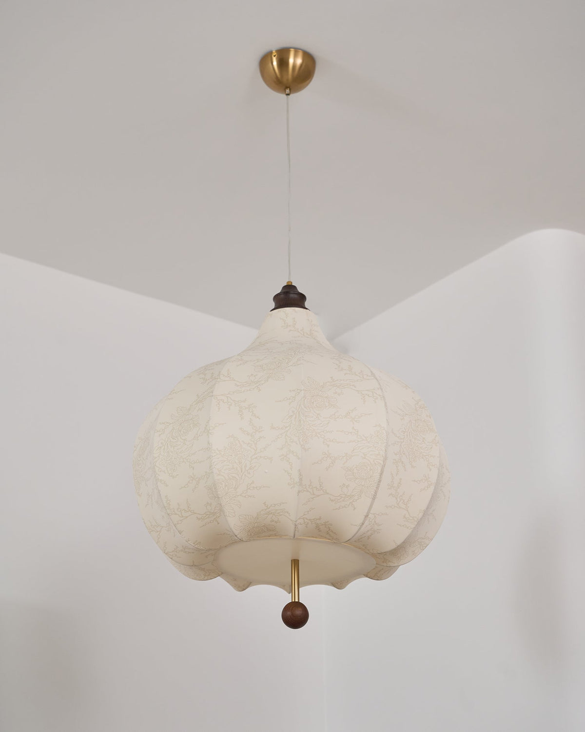Suspension Azurine en bois et tissu – vue 11