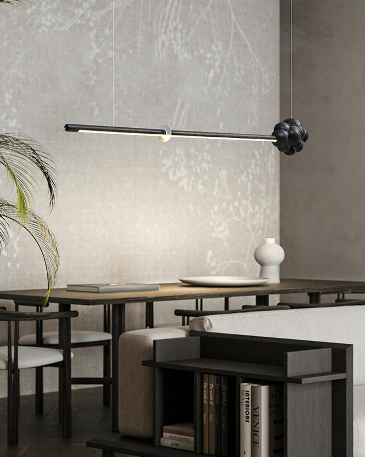 Lustre Léonie en bois et métal – vue 22