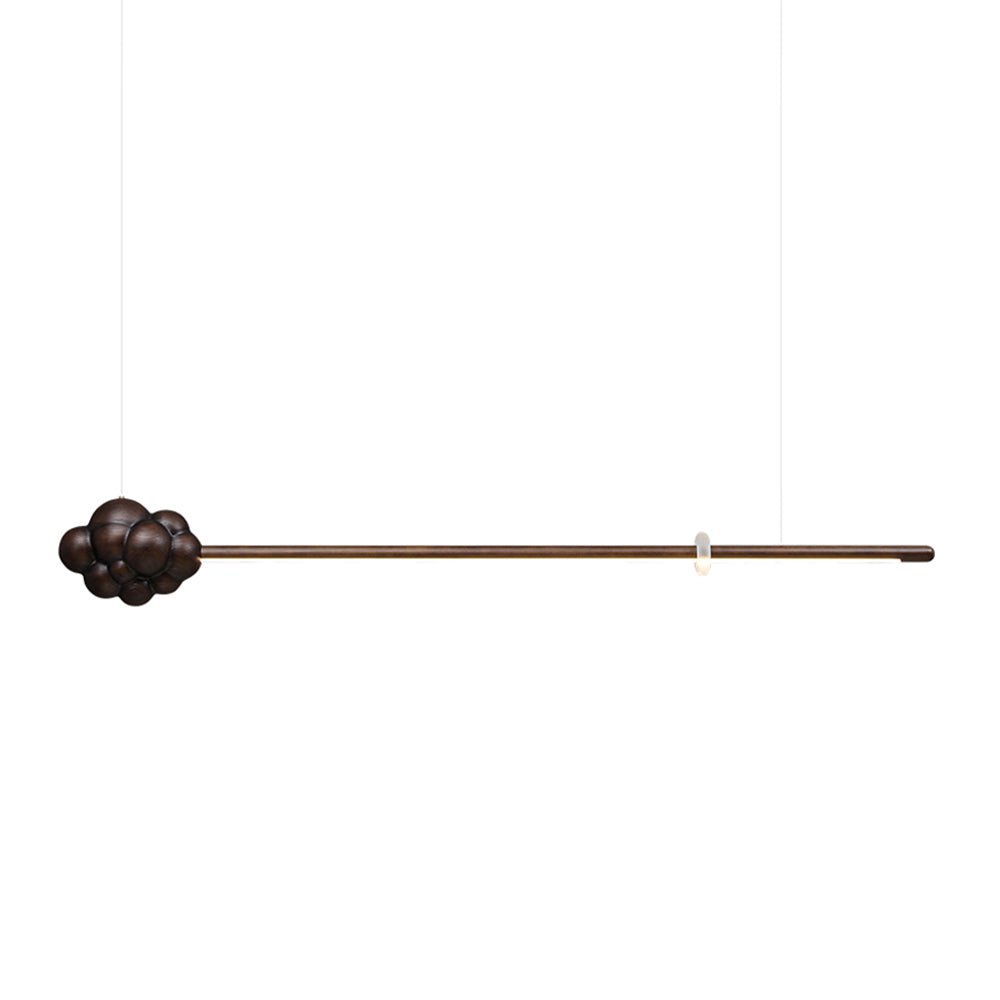 Lustre Léonie en bois et métal – vue 14