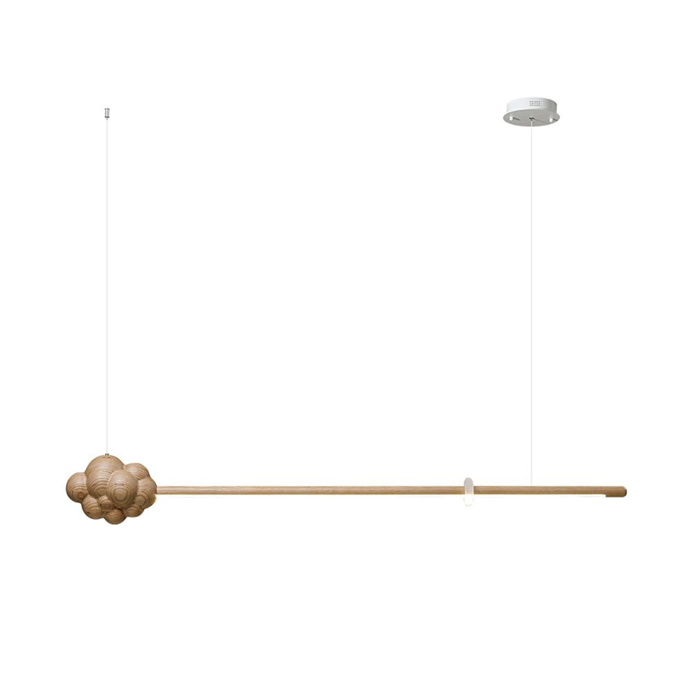 Lustre Léonie en bois et métal – vue 17