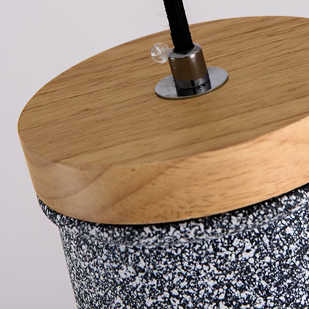 Suspension Flamme en bois – vue 9