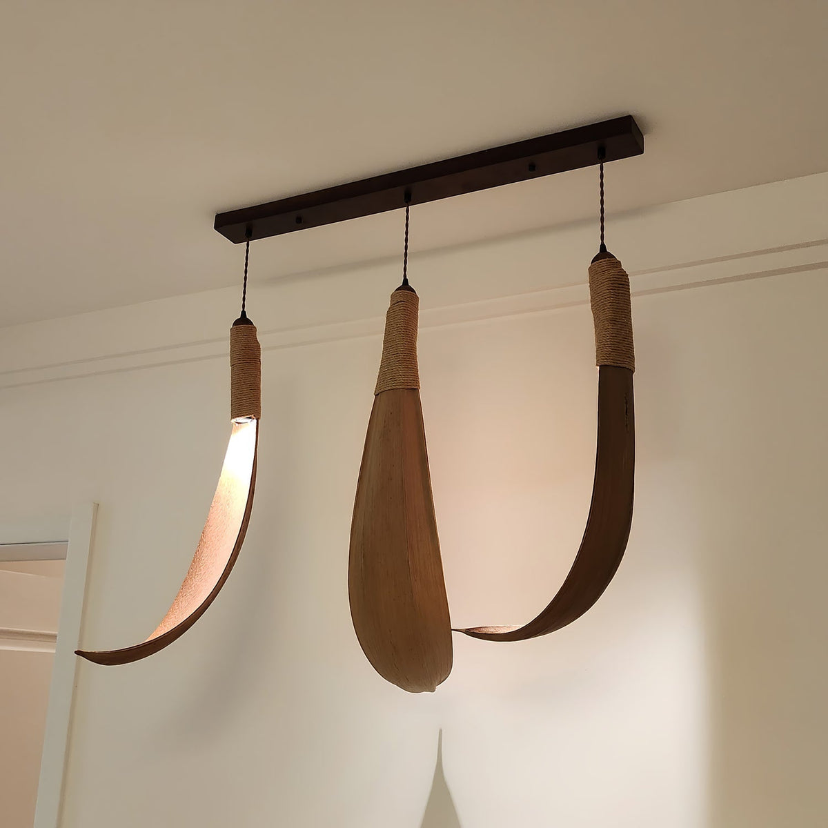 Suspension Pistache en jute et métal – vue 22