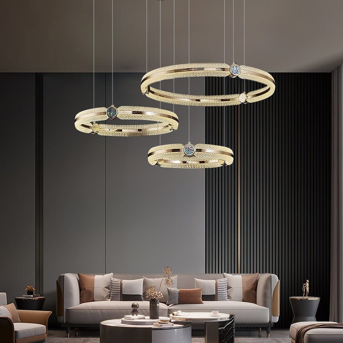 Lustre Estival en aluminium – vue 2