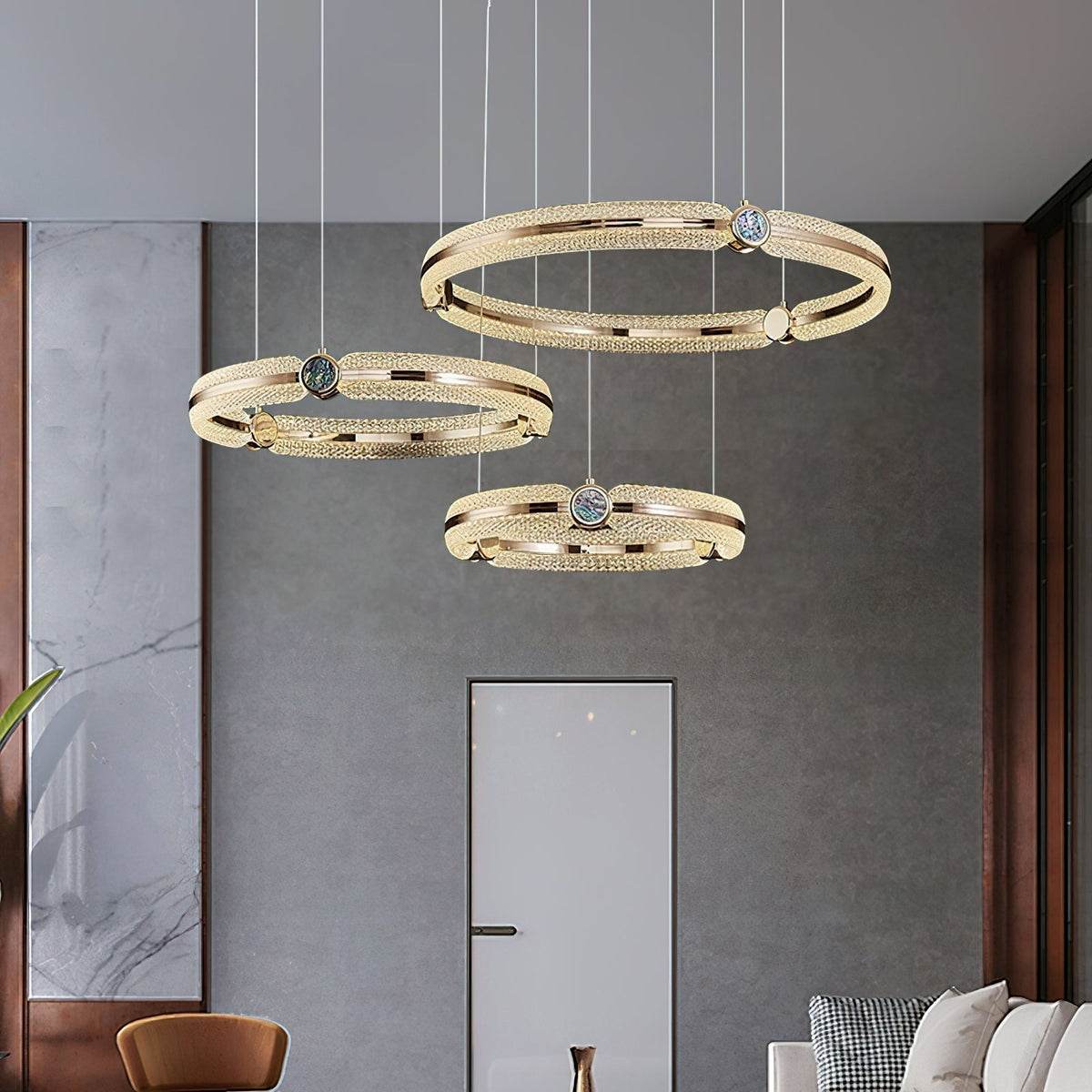 Lustre Estival en aluminium – vue 13