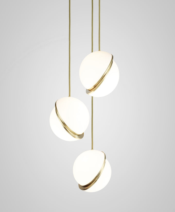Suspension Amarre en verre et laiton – vue 30