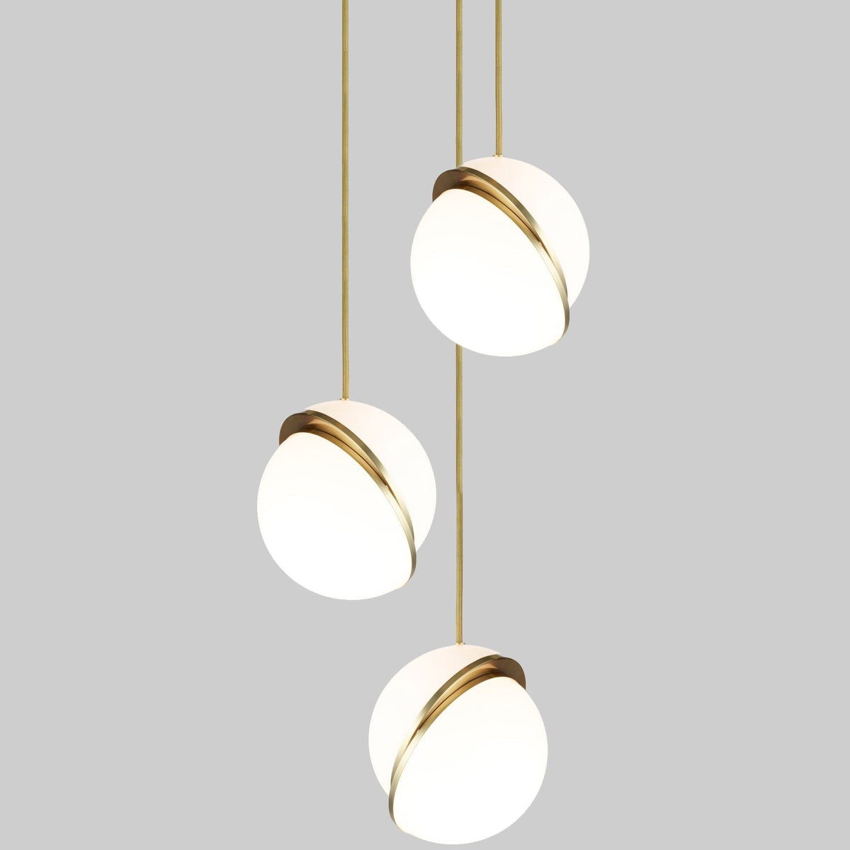 Suspension Amarre en verre et laiton – vue 33