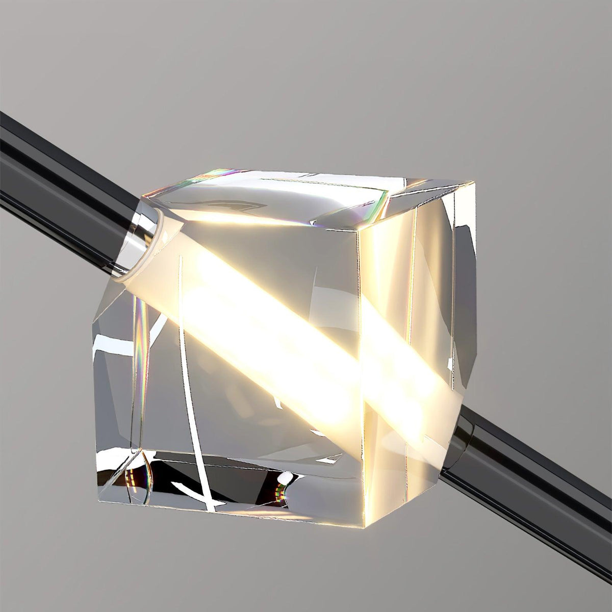 Suspension Verrière en cristal et aluminium – vue 25