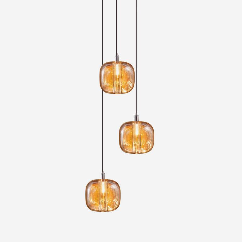 Suspension Verveine en cristal et fer – vue 38