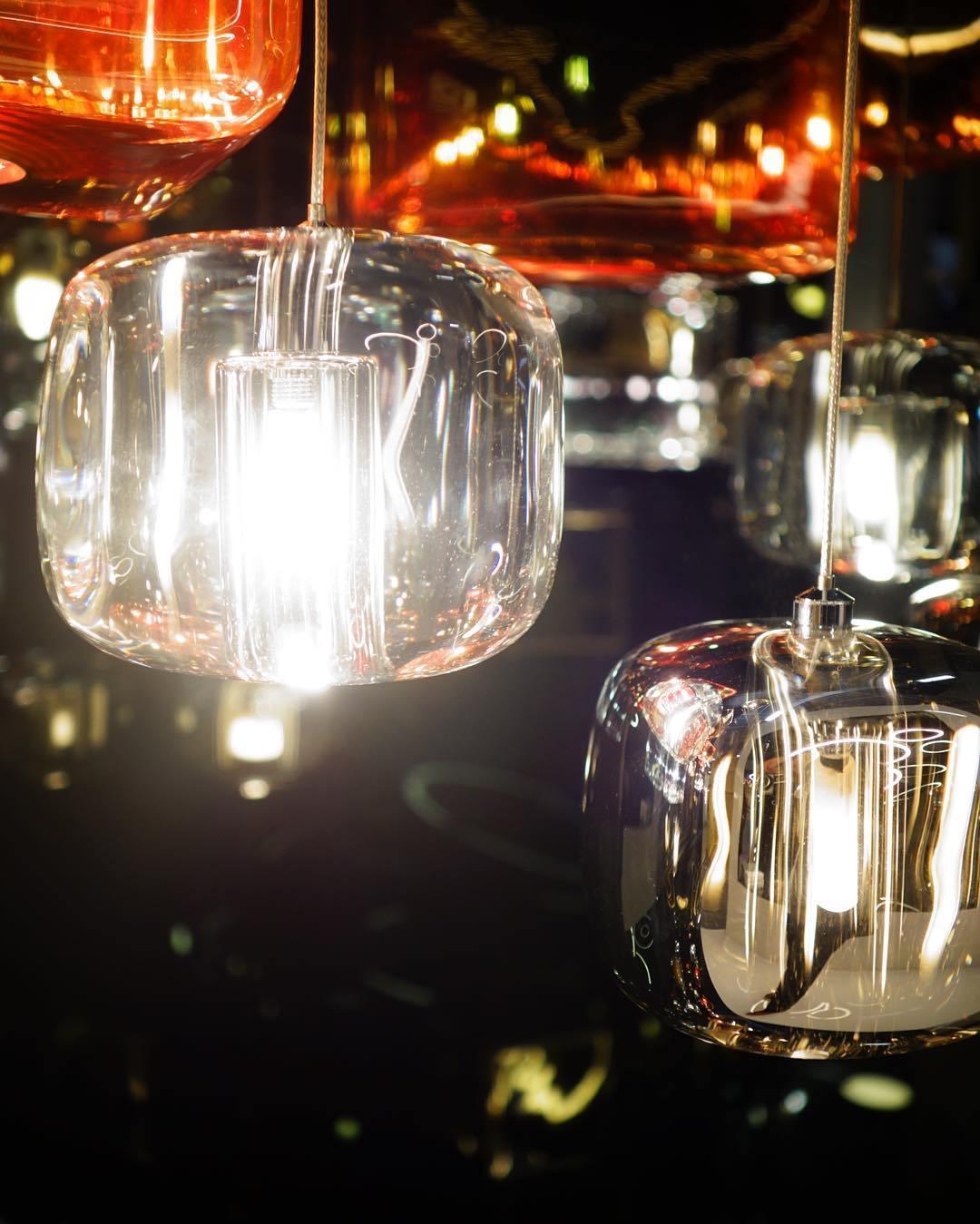 Suspension Verveine en cristal et fer – vue 30