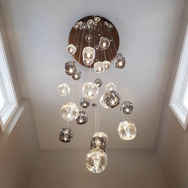 Suspension Verveine en cristal et fer – vue 35