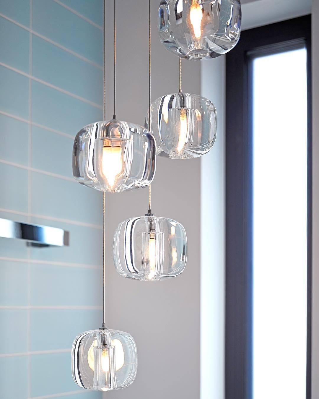 Suspension Verveine en cristal et fer – vue 21