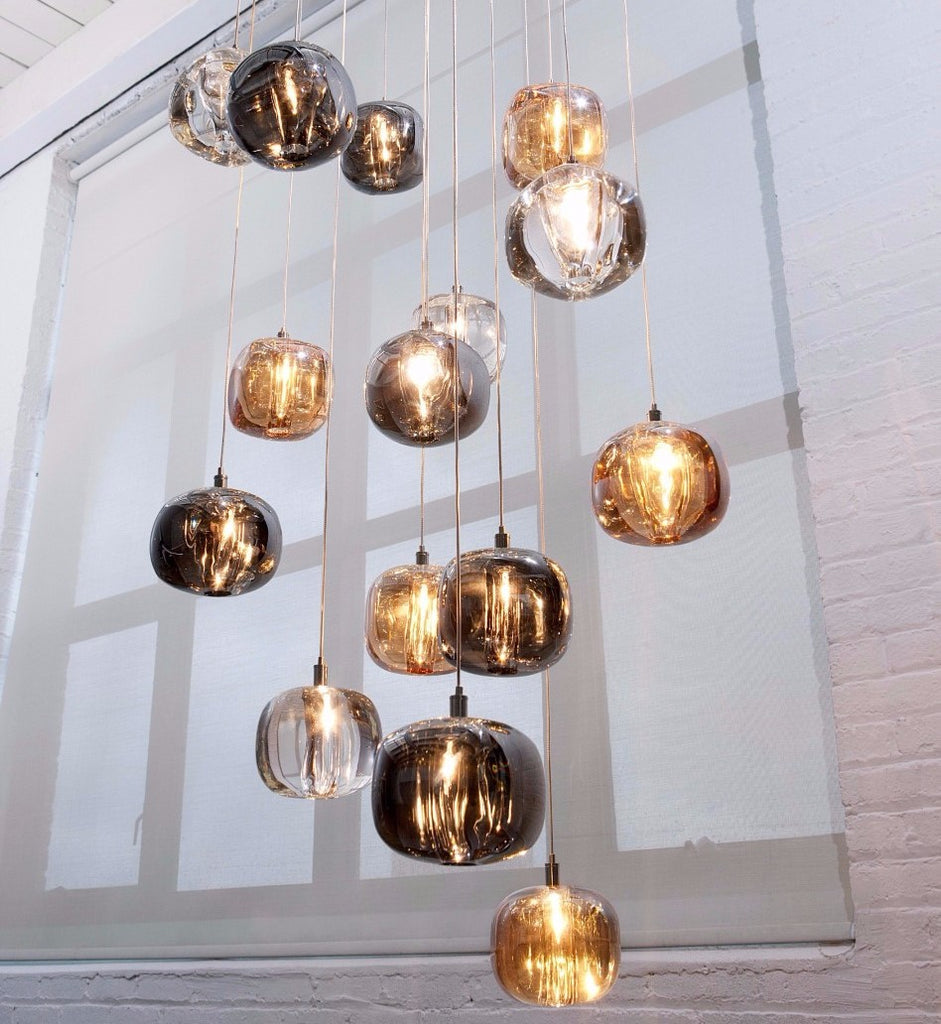 Suspension Verveine en cristal et fer – vue 81