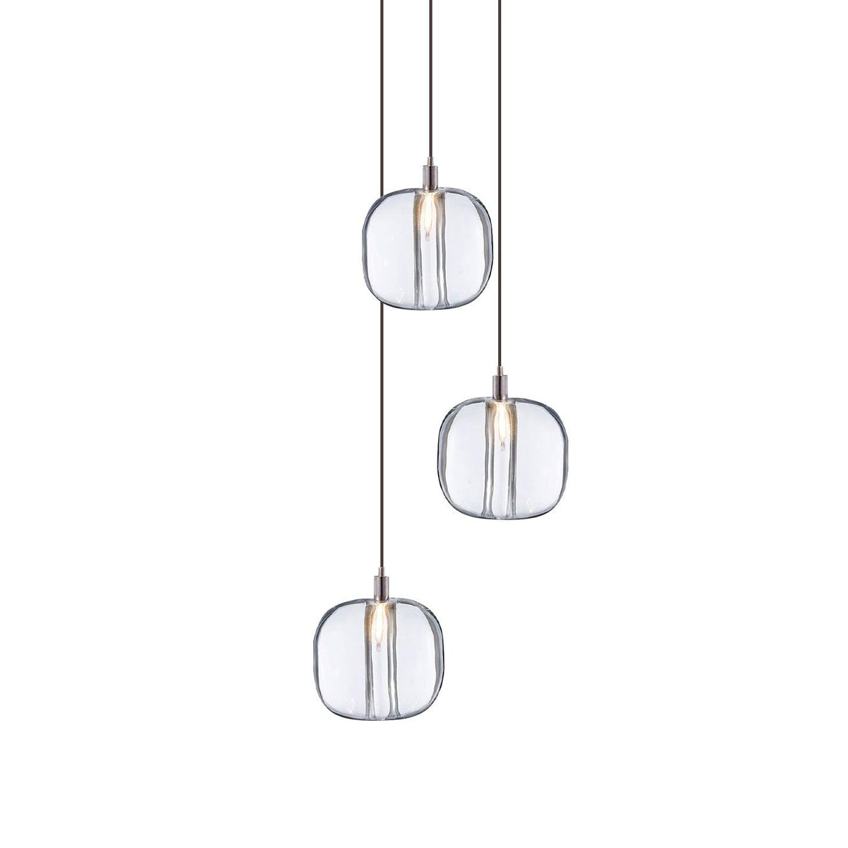 Suspension Verveine en cristal et fer – vue 56