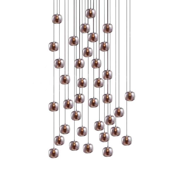 Suspension Verveine en cristal et fer – vue 41