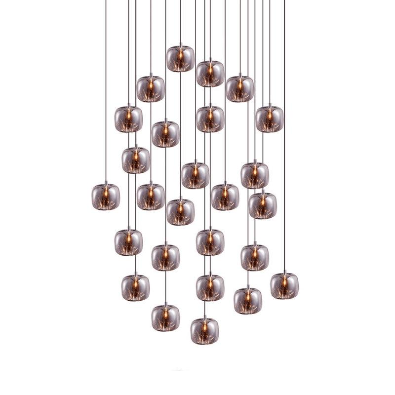 Suspension Verveine en cristal et fer – vue 75