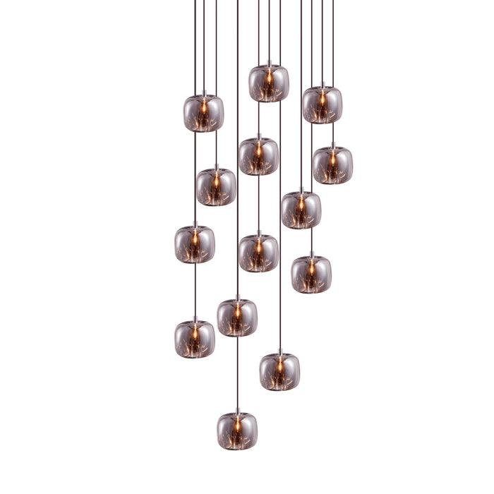Suspension Verveine en cristal et fer – vue 47