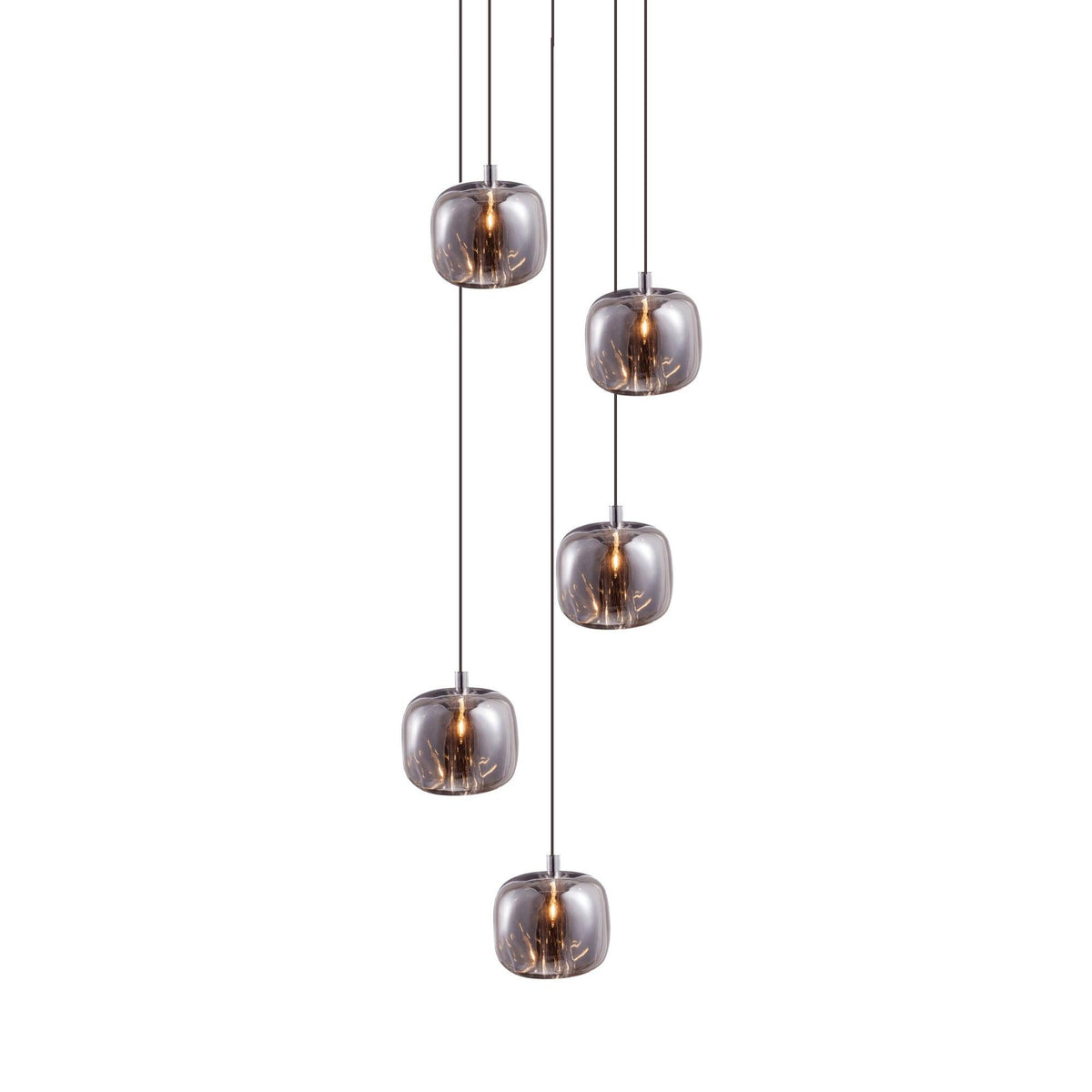 Suspension Verveine en cristal et fer – vue 49