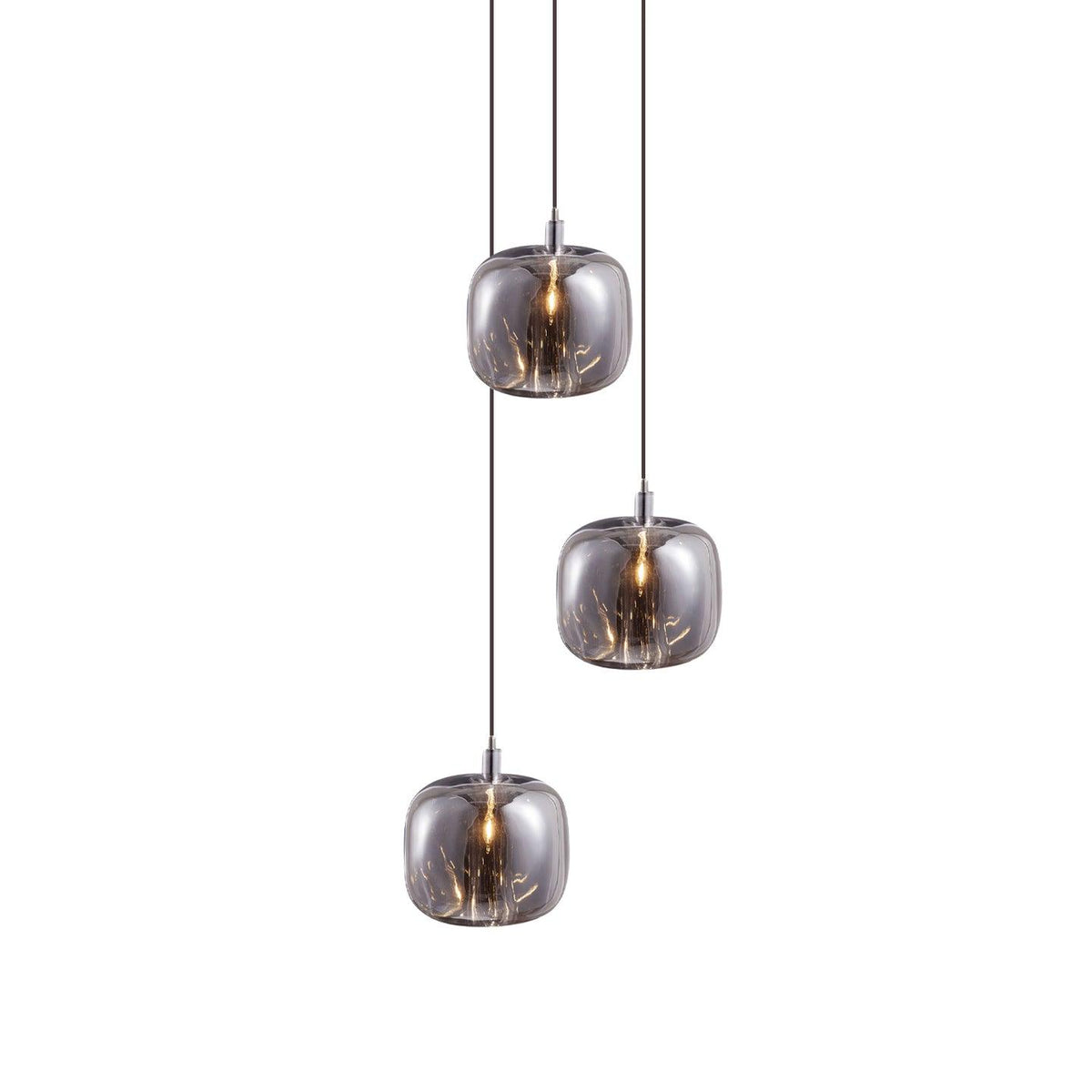 Suspension Verveine en cristal et fer – vue 103