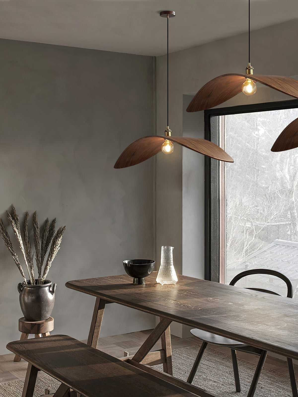 Suspension Morgane en bois et fer – vue 20