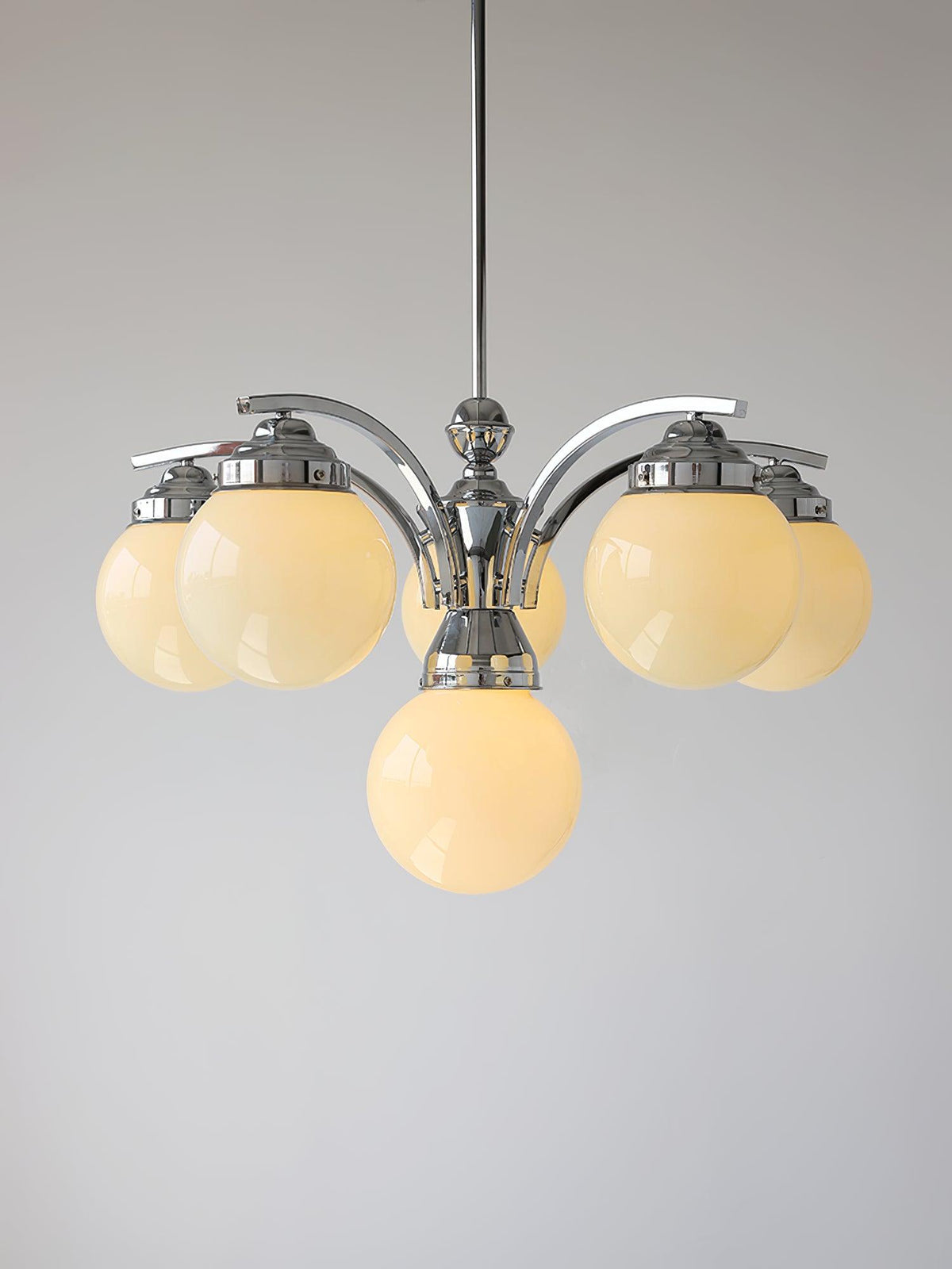 Lustre Célia en verre et fer – vue 34