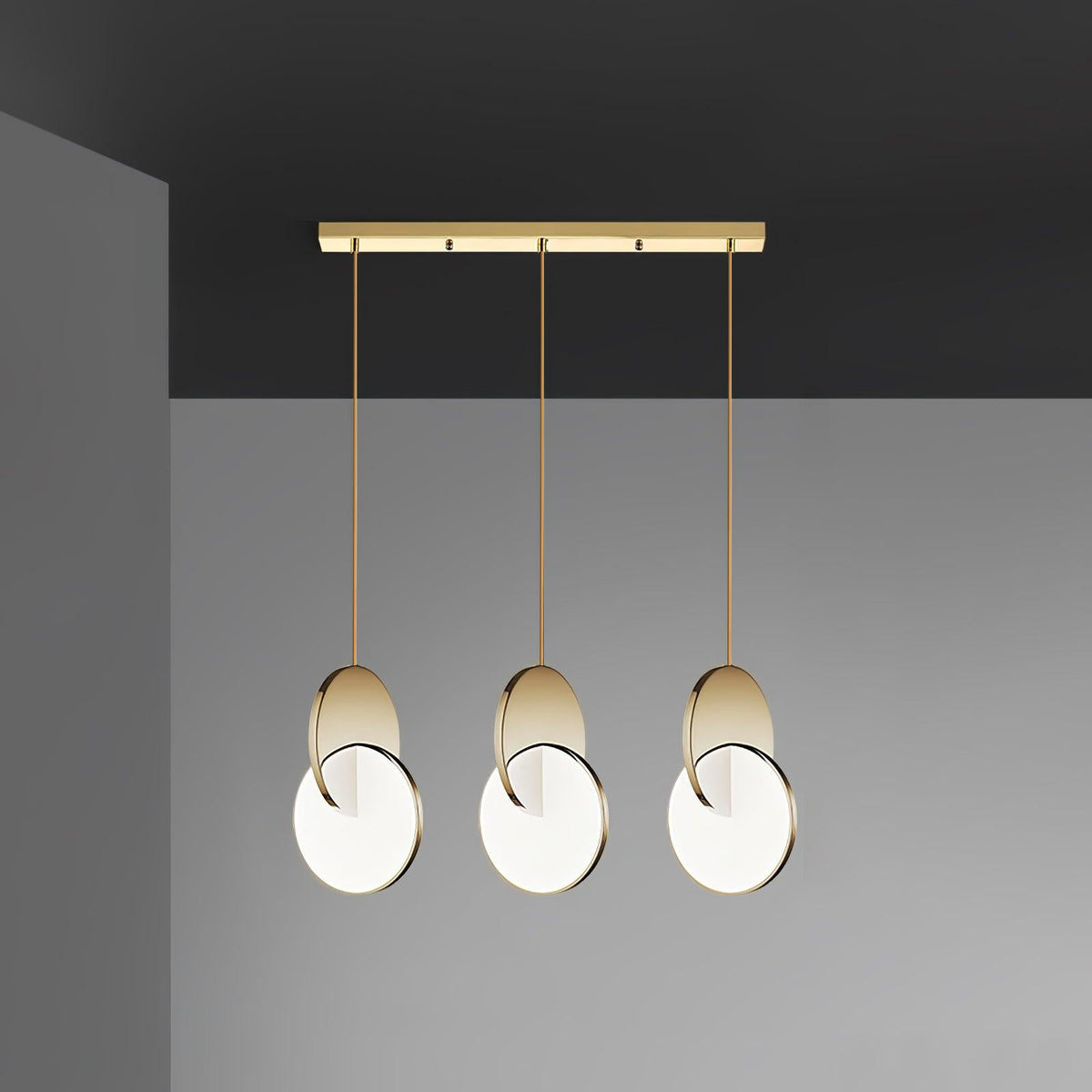 Suspension Ophélie en bois et métal – vue 34