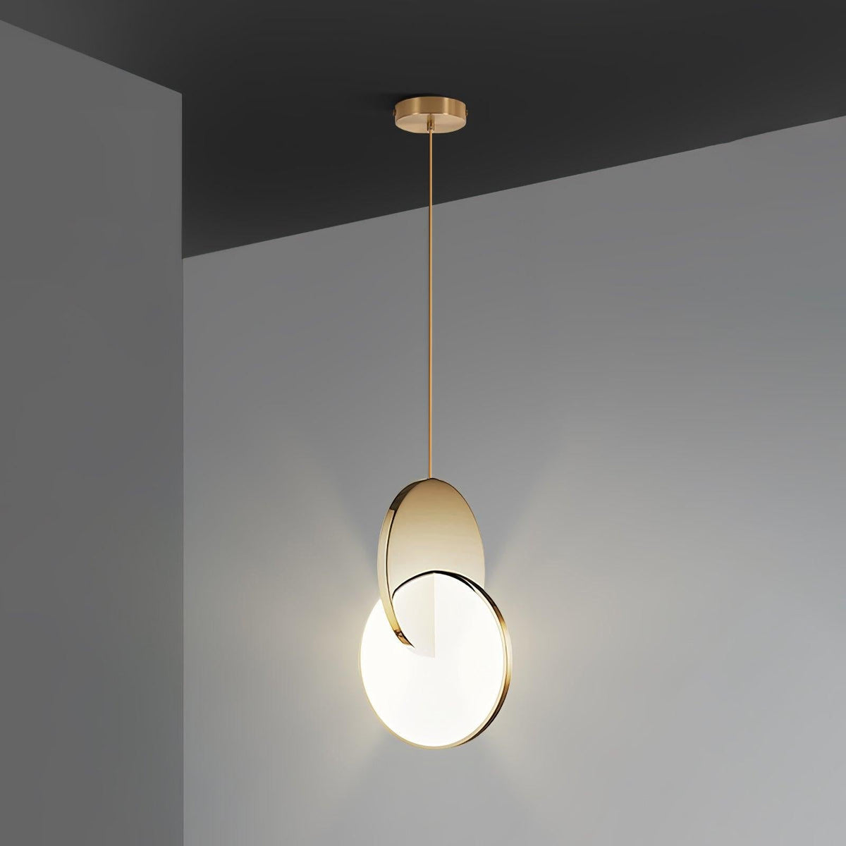 Suspension Ophélie en bois et métal – vue 24