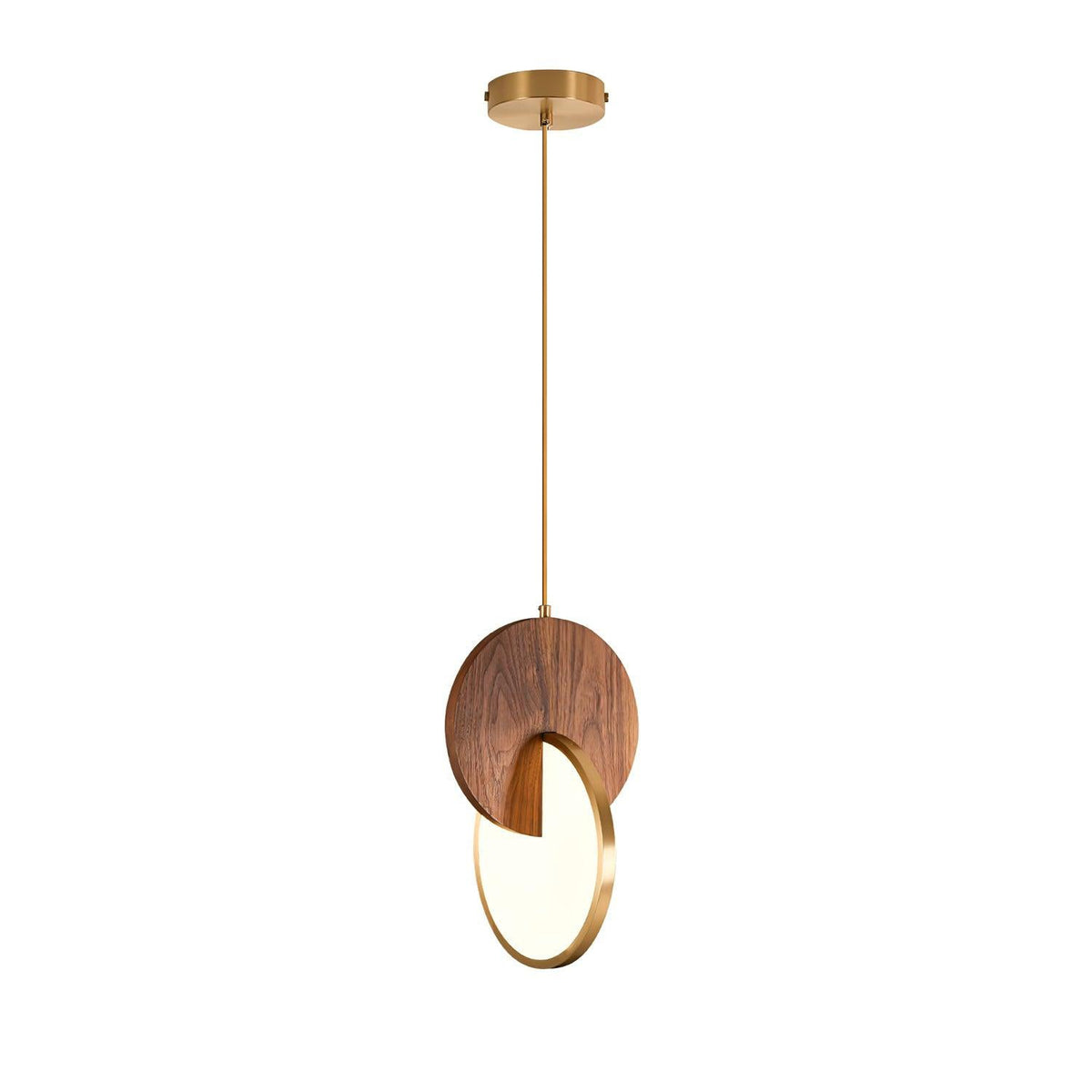Suspension Ophélie en bois et métal – vue 28