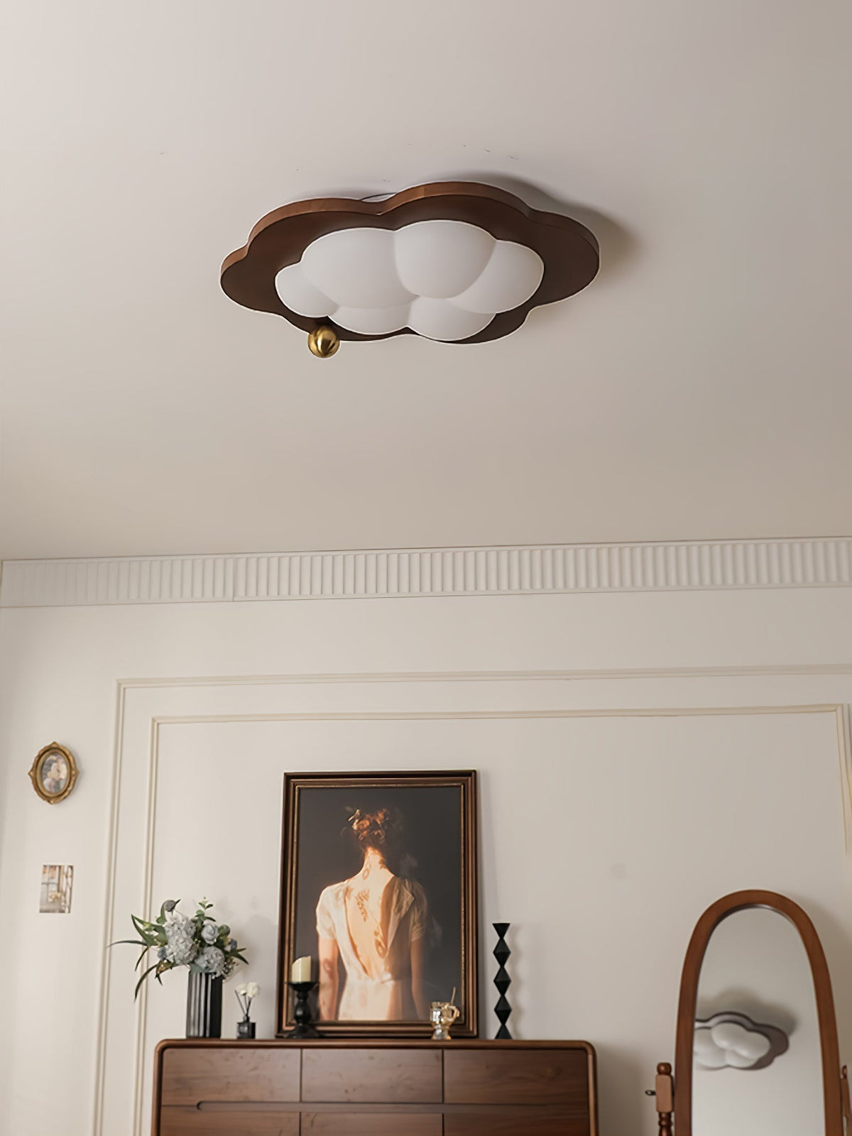 Plafonnier Boréale en bois et métal – vue 30