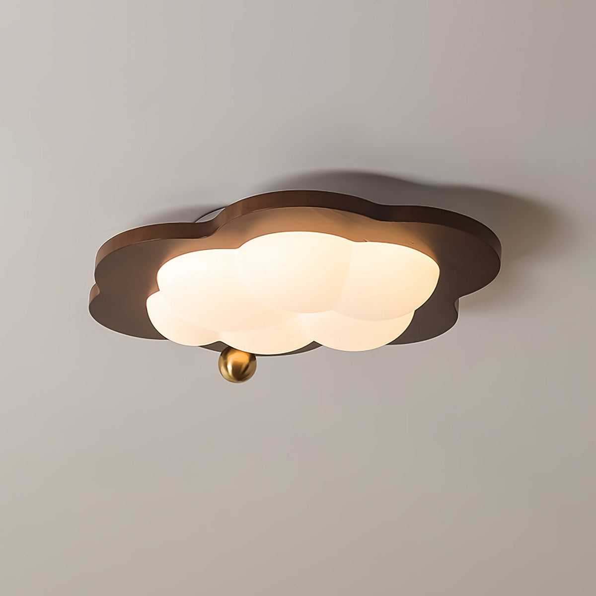 Plafonnier Boréale en bois et métal – vue 11