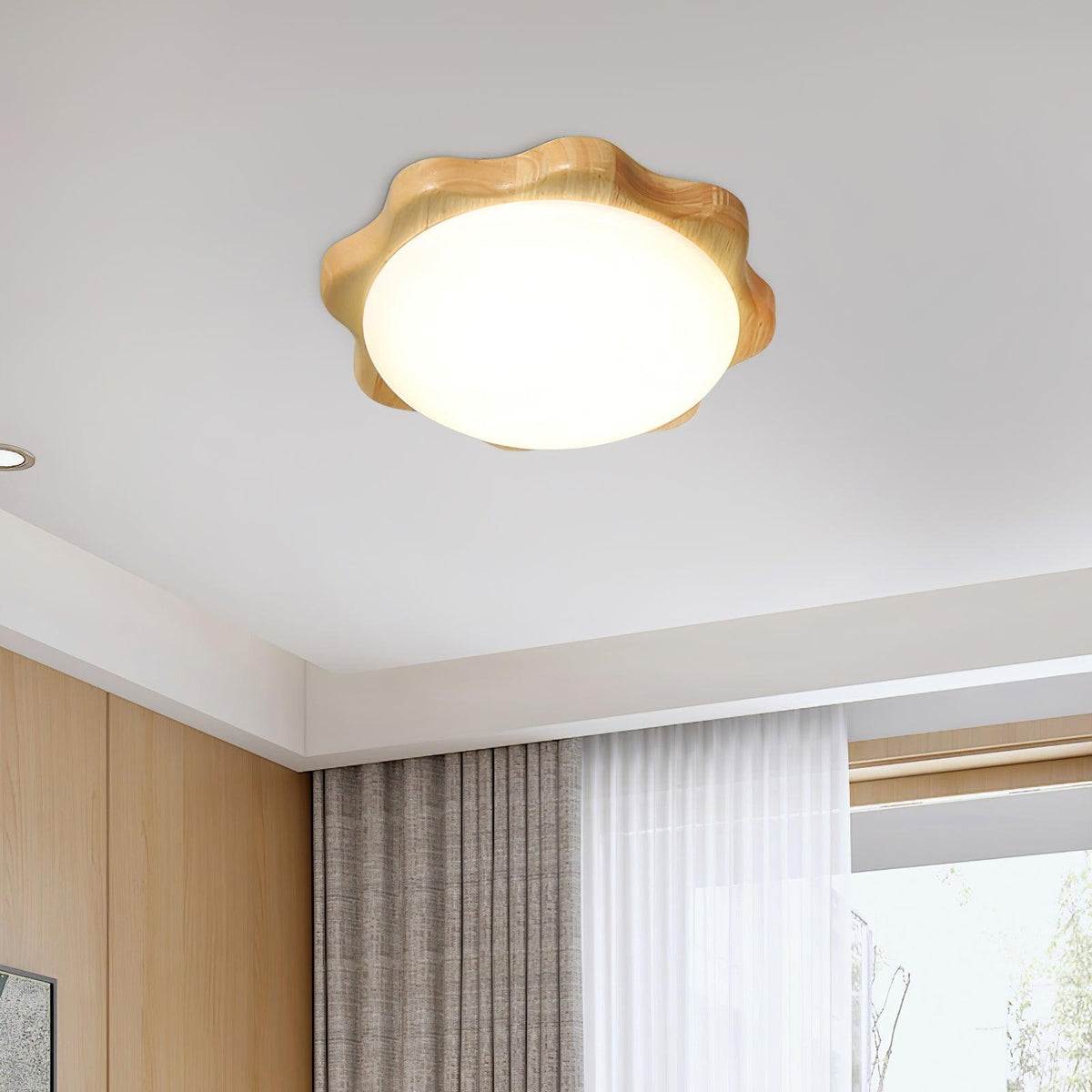 Plafonnier Louise en bois – vue 22