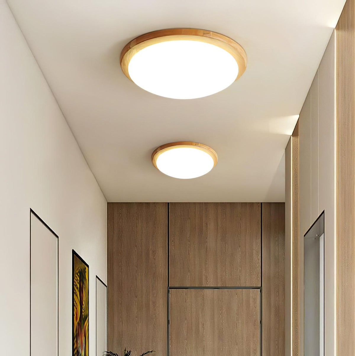 Plafonnier Louise en bois – vue 27
