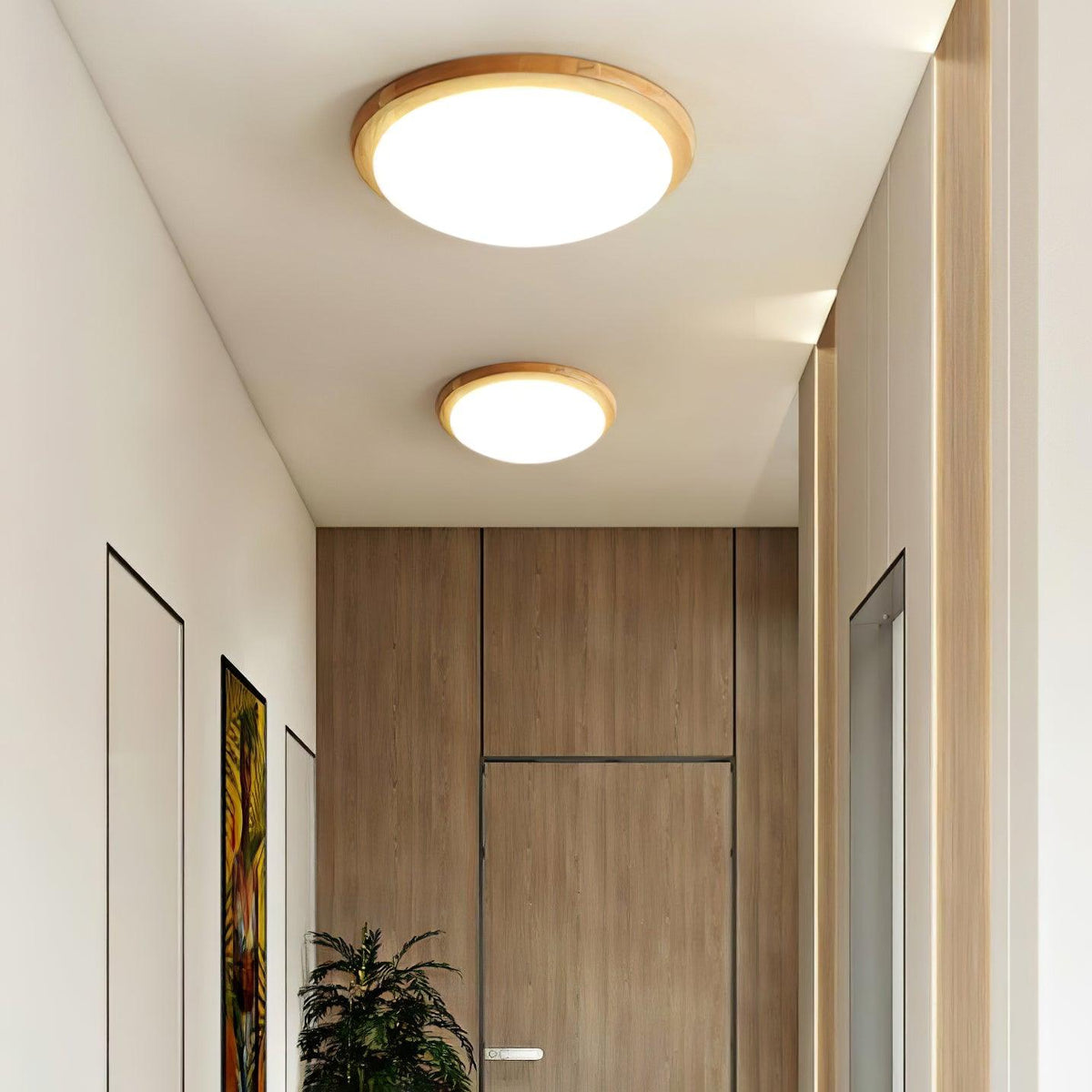 Plafonnier Louise en bois – vue 23