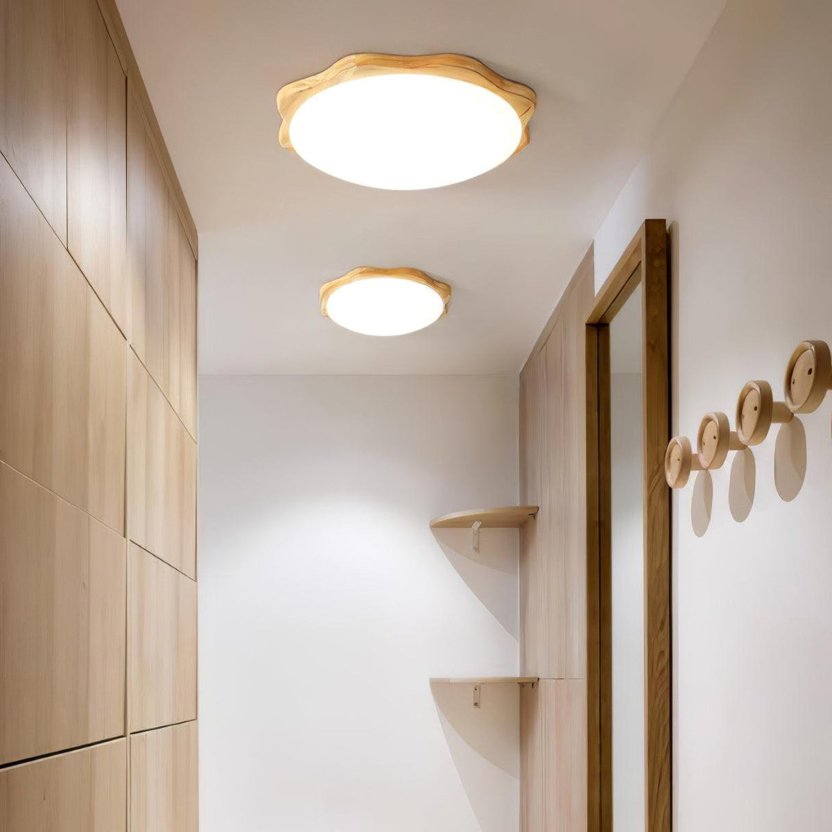 Plafonnier Louise en bois – vue 28