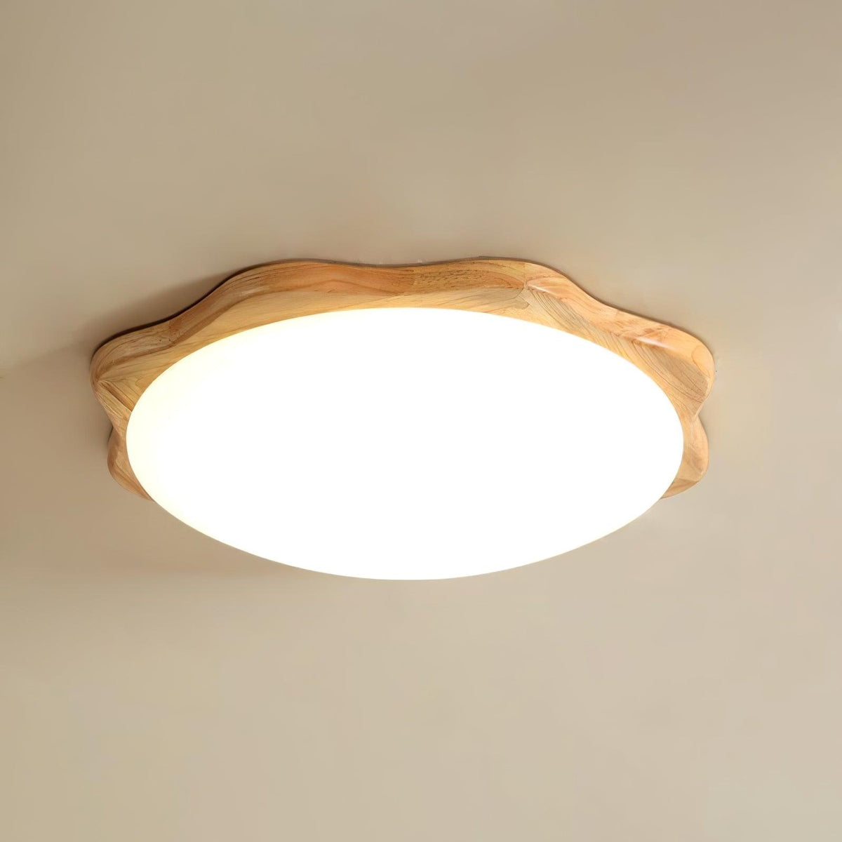 Plafonnier Louise en bois – vue 2